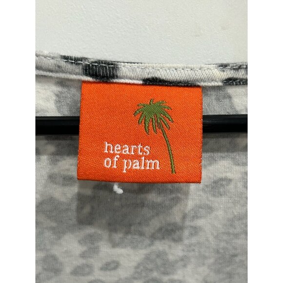 Hearts of Palm Leopard Print Long Sleeve Scoop Neck Top Size Large - Picture 5 of 8